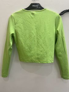 Green Crop Top