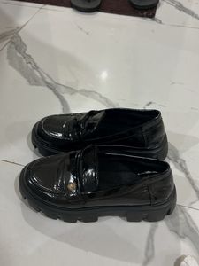 Black Patent Loafers