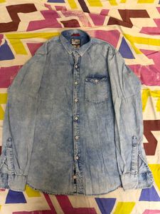 COMBO Men's Denim Shirt + Khaki Chinos