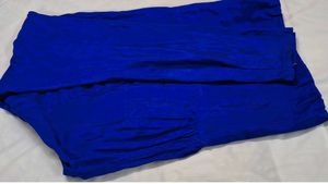 Royal Blue Chudidar Pants shinning look