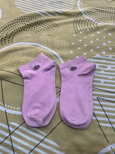 Used Cute Pink Socks
