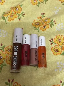 Zudio Lip Gloss &amp; Oil + lipstick Set