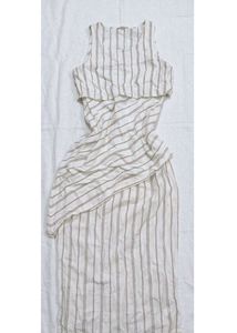 Striped beach dress