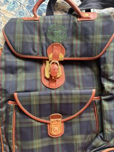 Vintage Classic Plaid Bag slight imperfection