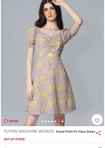 Chic Floral Print Mini Dress