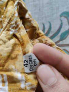 Yellow Printed Frock