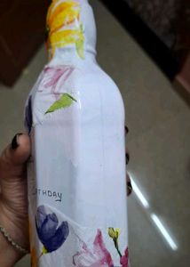 Handcrafted 'Happy Birthday' Bottle