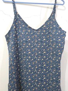 Retro V neck dress