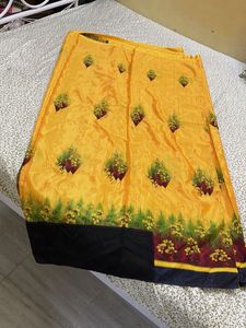 Yellow Saree with Blouse