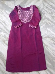 Elegant Embroidered Kurta Set