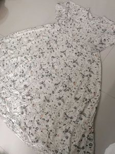 Elegant Floral Print Anarkali Gown