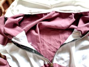 Colorblock Zip-Up Hoodie Jacket