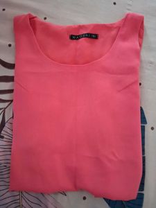 choral color sleeveless top