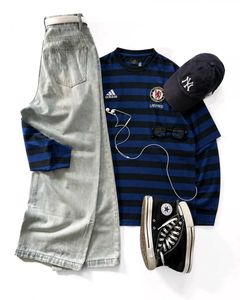Adidas Chelsea FC Striped T-Shirt 👕