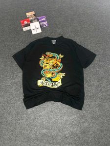 Men's Black Graphic T-Shirt