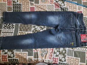 Stylish Dark Wash Denim Jeans