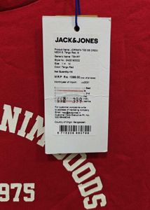 Jack &amp; Jones Red T-Shirt