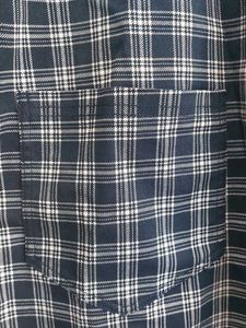 H&amp;M Plaid Zipper Front Pinafore Dress