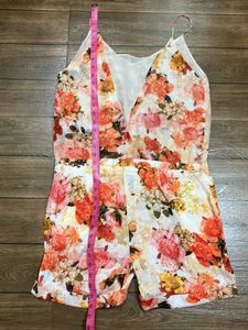ZARA Floral Print Romper