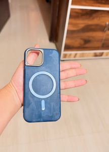 Blue Camo MagSafe Phone Case( iphone 15