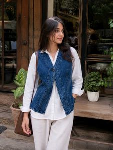 Denim Vest Jacket