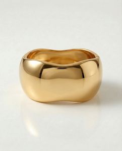 18K Gold Plated Anti Tarnish Chunky Bangle