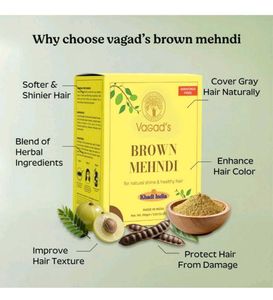 Vagad's Herbal Brown Mehndi - Pack of 8
