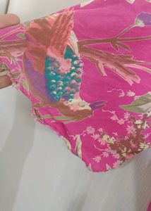 feeding Floral Bird Print Dress