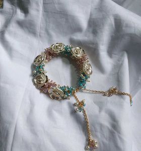 Elegant Rose Charm Bracelet