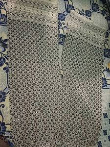Elegant Black &amp; cream colour plazzo with Intricate