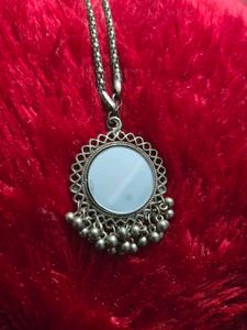 Mirror Pendant Necklace