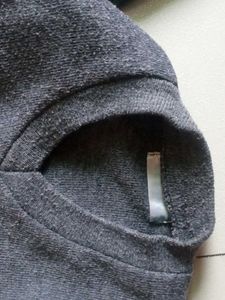 Dark Grey V-Neck Sweater