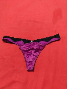 Marks &amp; Spencer Ceriso Purple Lace Thong Panty