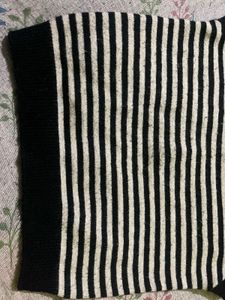 Striped Sleeveless Sweater Vest