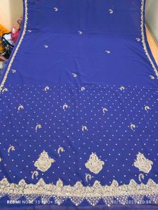 Vintage Zardosi Hand Work Saree