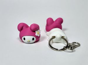 Articulated Cute Bunny keychain