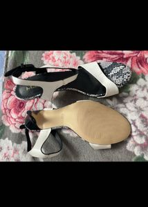 Mei Lei Snakeskin Heels