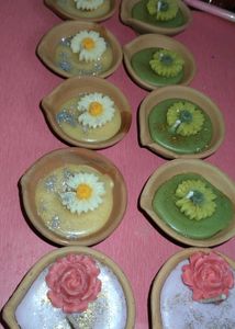 Diya Fragrance Candles Set 4