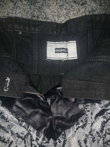 Edgy Faux Leather Mini skirt