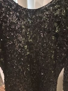 Sparkly Black Long Sleeve Dress with Tag