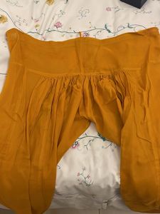 Mustard Yellow Palazzo Pants/ Salwar