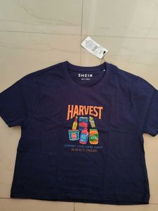SHEIN "Harvest" Graphic T-Shirt