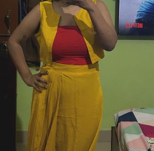 Stylish Yellow Co-ord Set