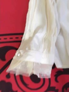 46.Elegant White Embroidered Blouse