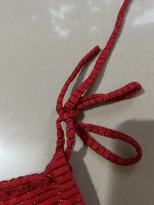 Perfect Hot Red Beach Wear Bottom