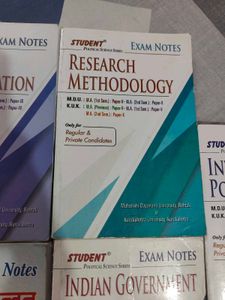 Lot of 5 Political Science Exam Notes M.A 1st year