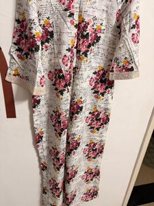 Floral Print Kurta