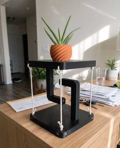 Floating table Unique Illusion Plant Stand