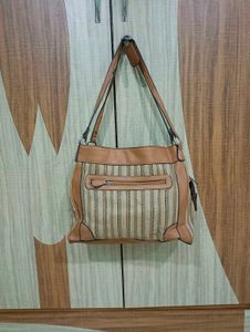 Imported Stylish Striped Shoulder Bag