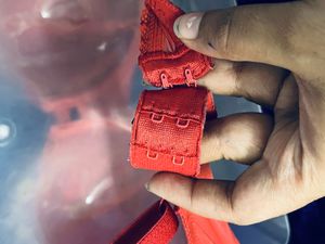 Chantelle Branded Red Lace Bra